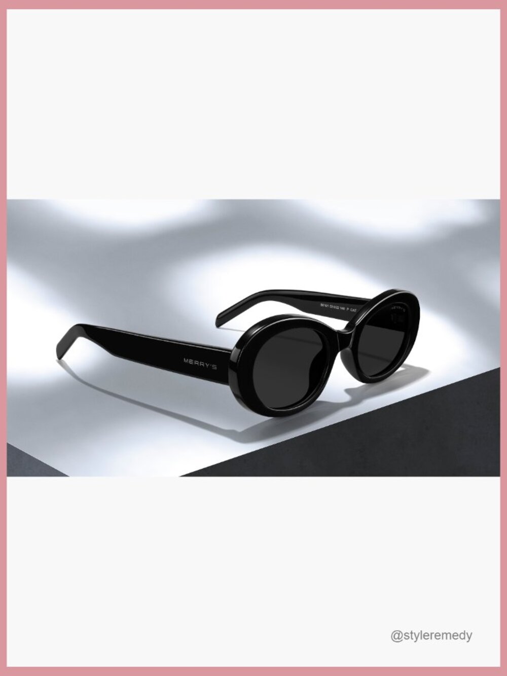 Modern Oval Round Acetate Sunglasses UV400 Polarized - Picture 7 of 7
